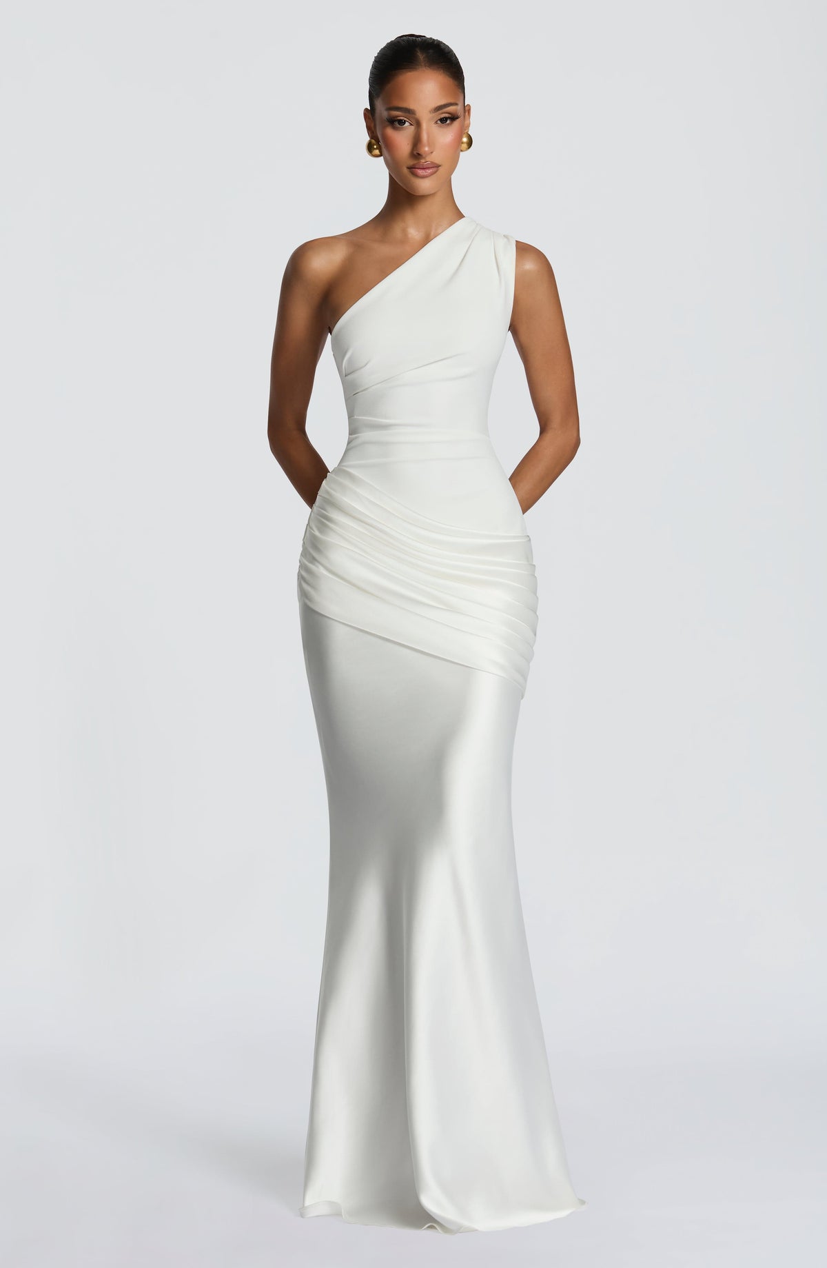 Robe longue Sadona — Ivoire — vue 4
