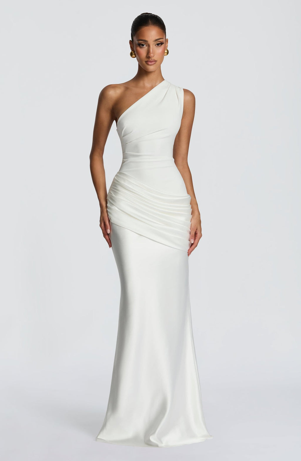 Robe longue Sadona — Ivoire