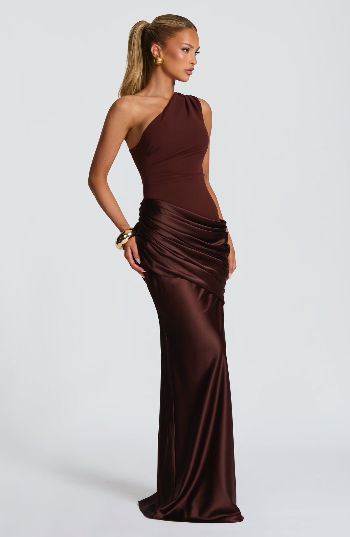 Robe longue Sadona — Prune — vue 4
