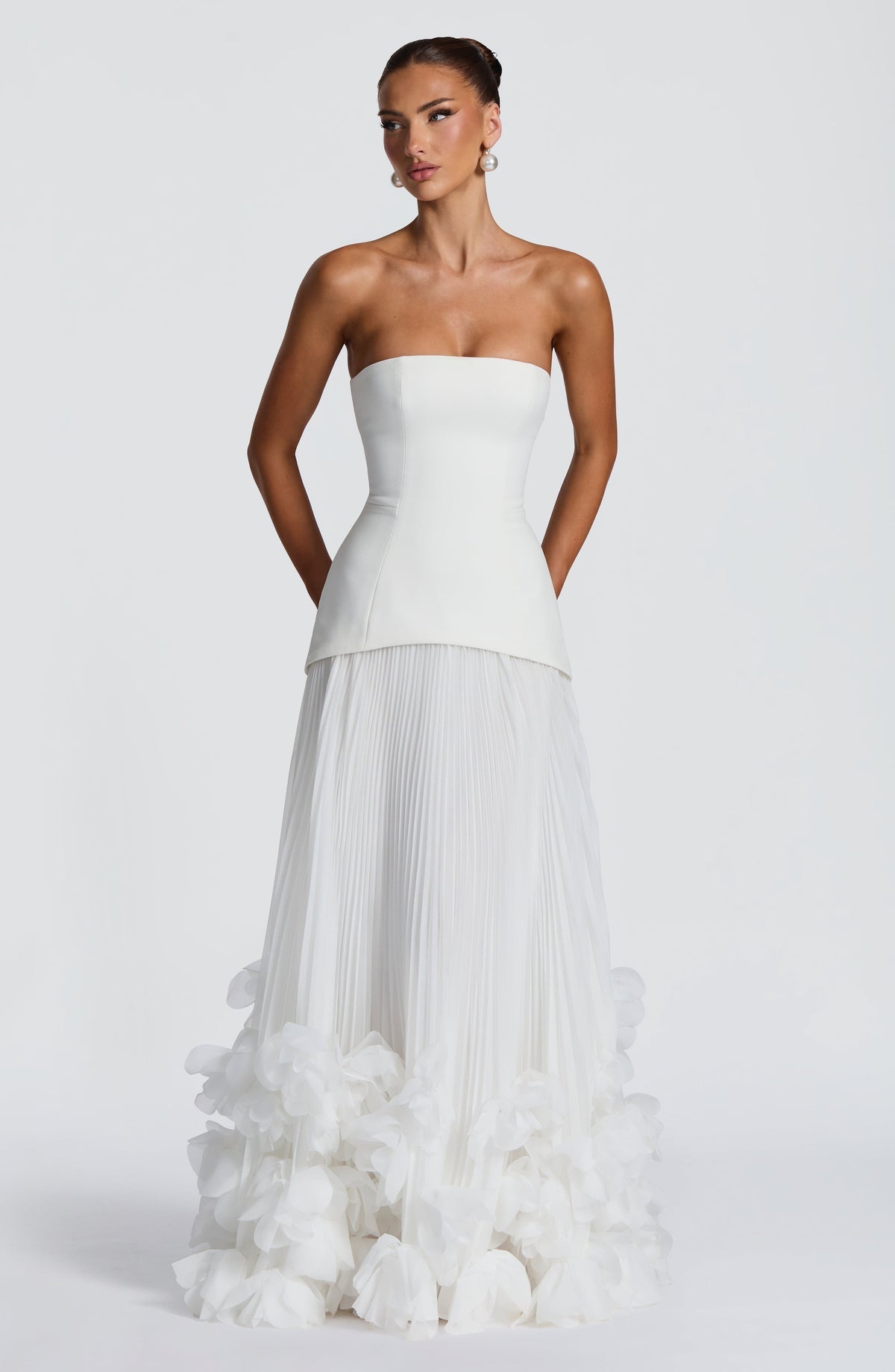 Robe de soirée Seraphina — Ivoire — vue 3
