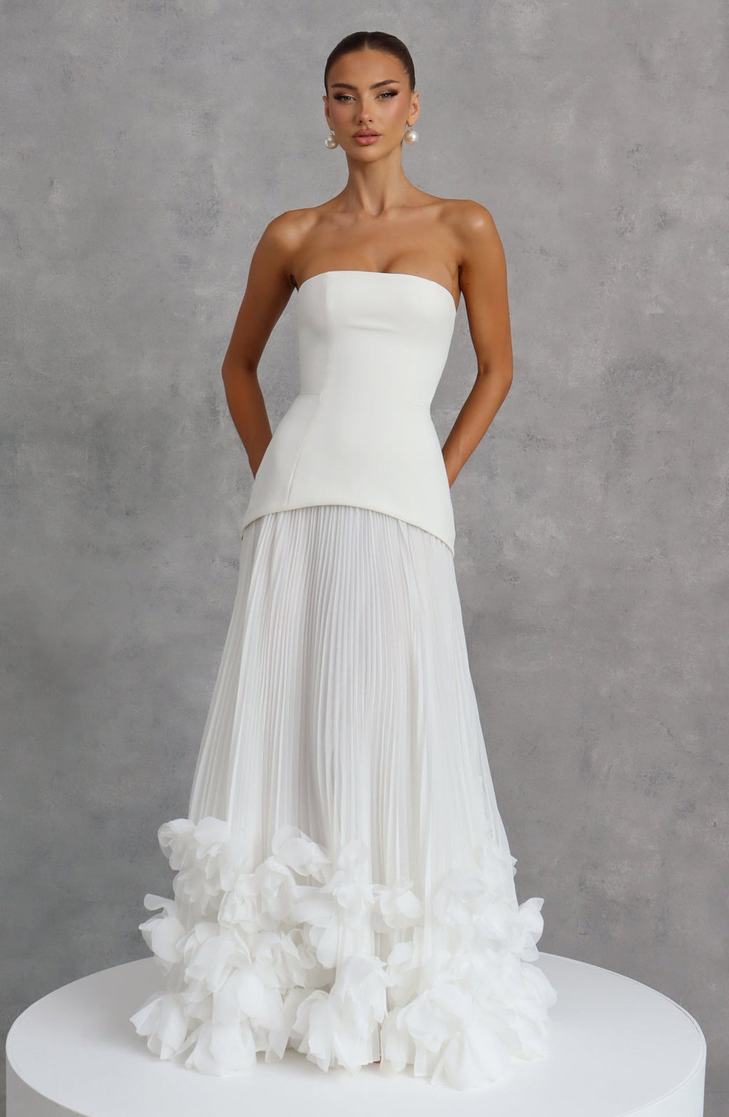 Robe de soirée Seraphina — Ivoire — vue 5