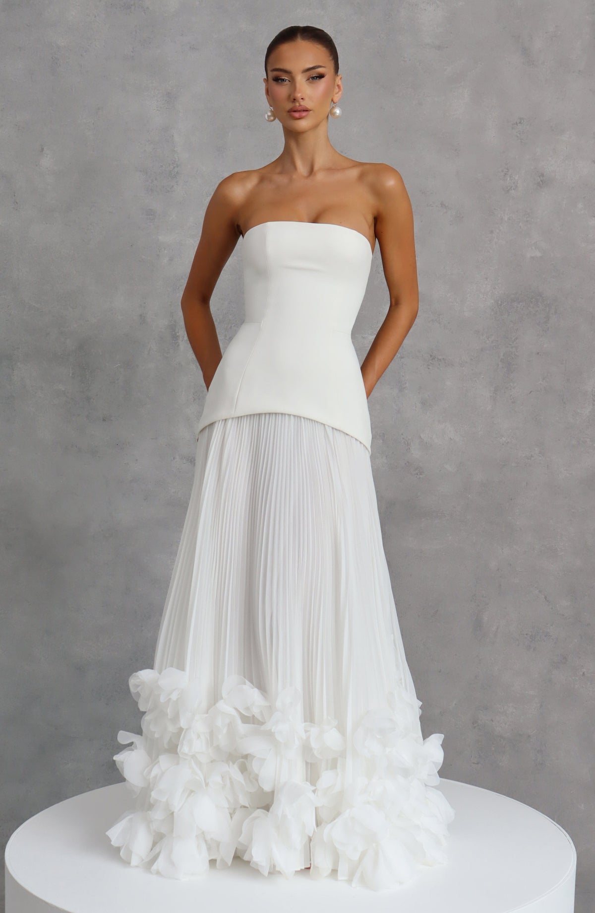Robe de soirée Seraphina — Ivoire — vue 5