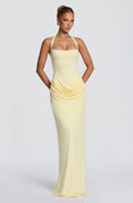 Robe longue Sharona — Citron