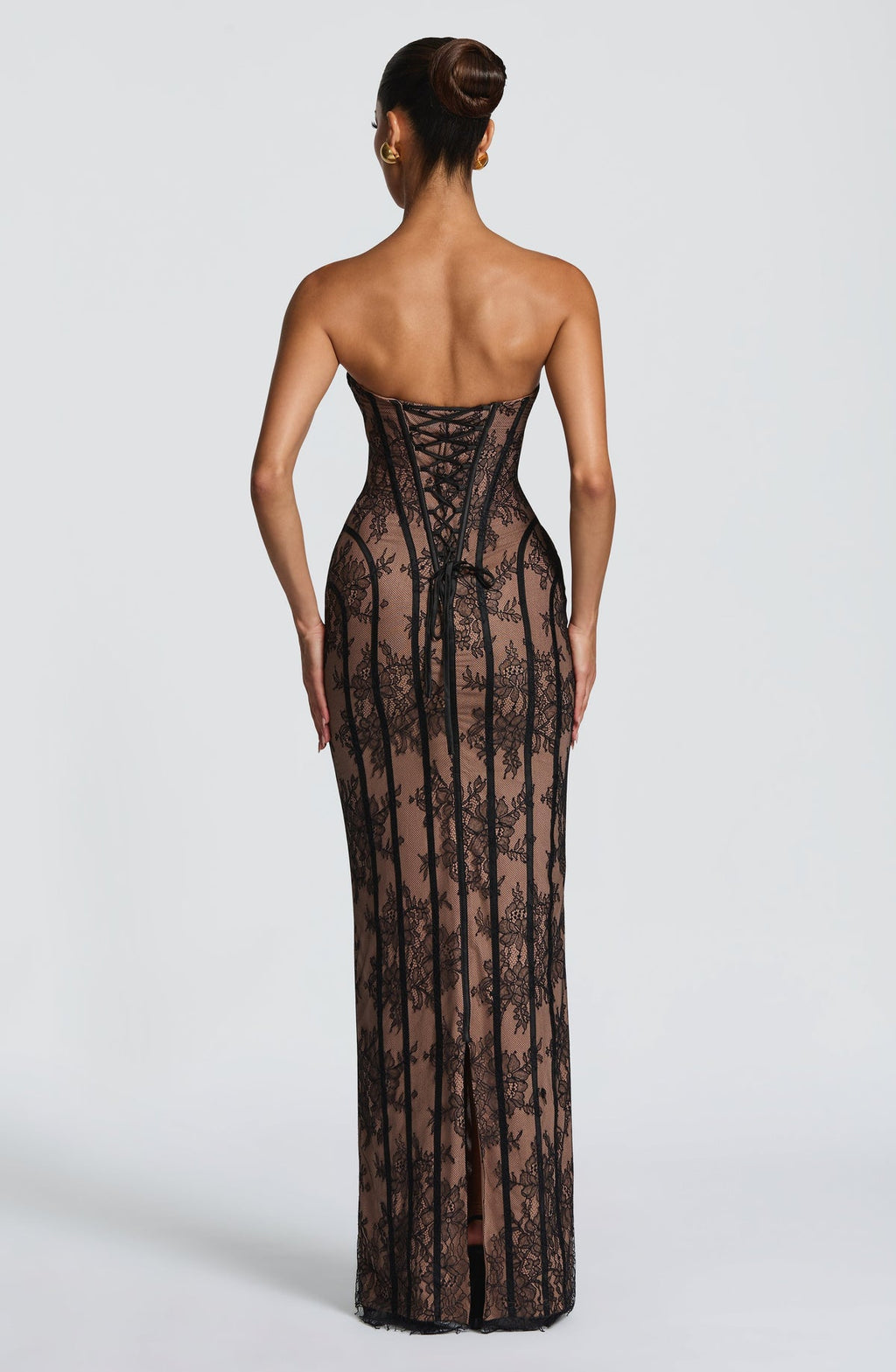 Robe longue Sian — Noir — vue 4
