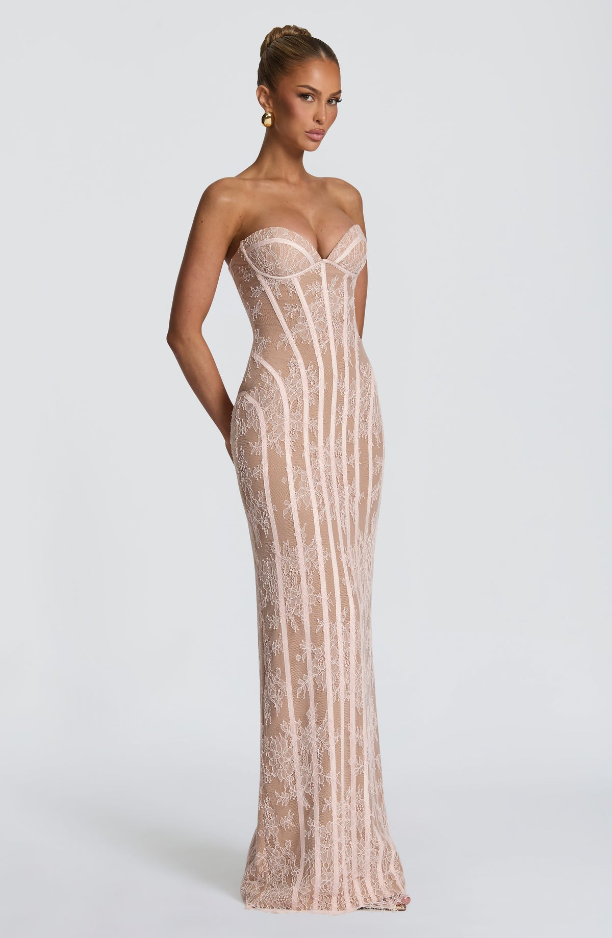 Sian maxi dress — Blush — view 5