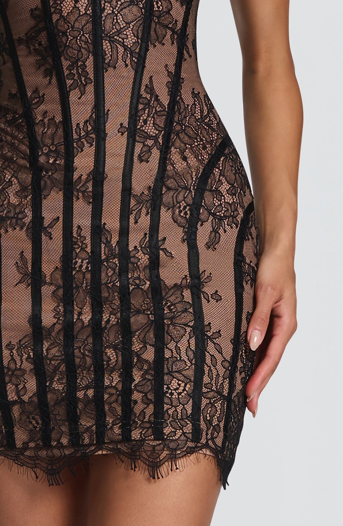 Robe courte Sian — Noir — vue 3