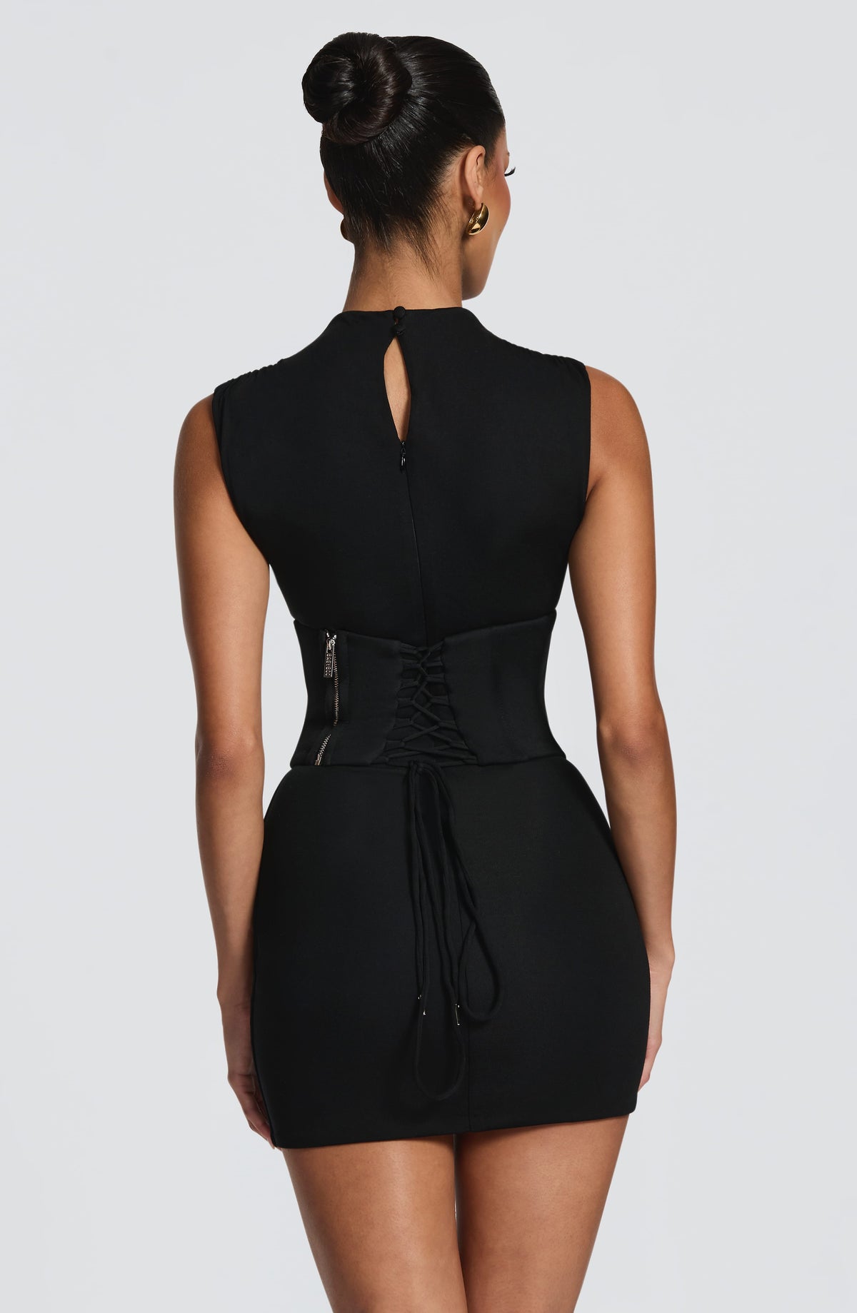 Robe courte Soline — Noir — vue 2