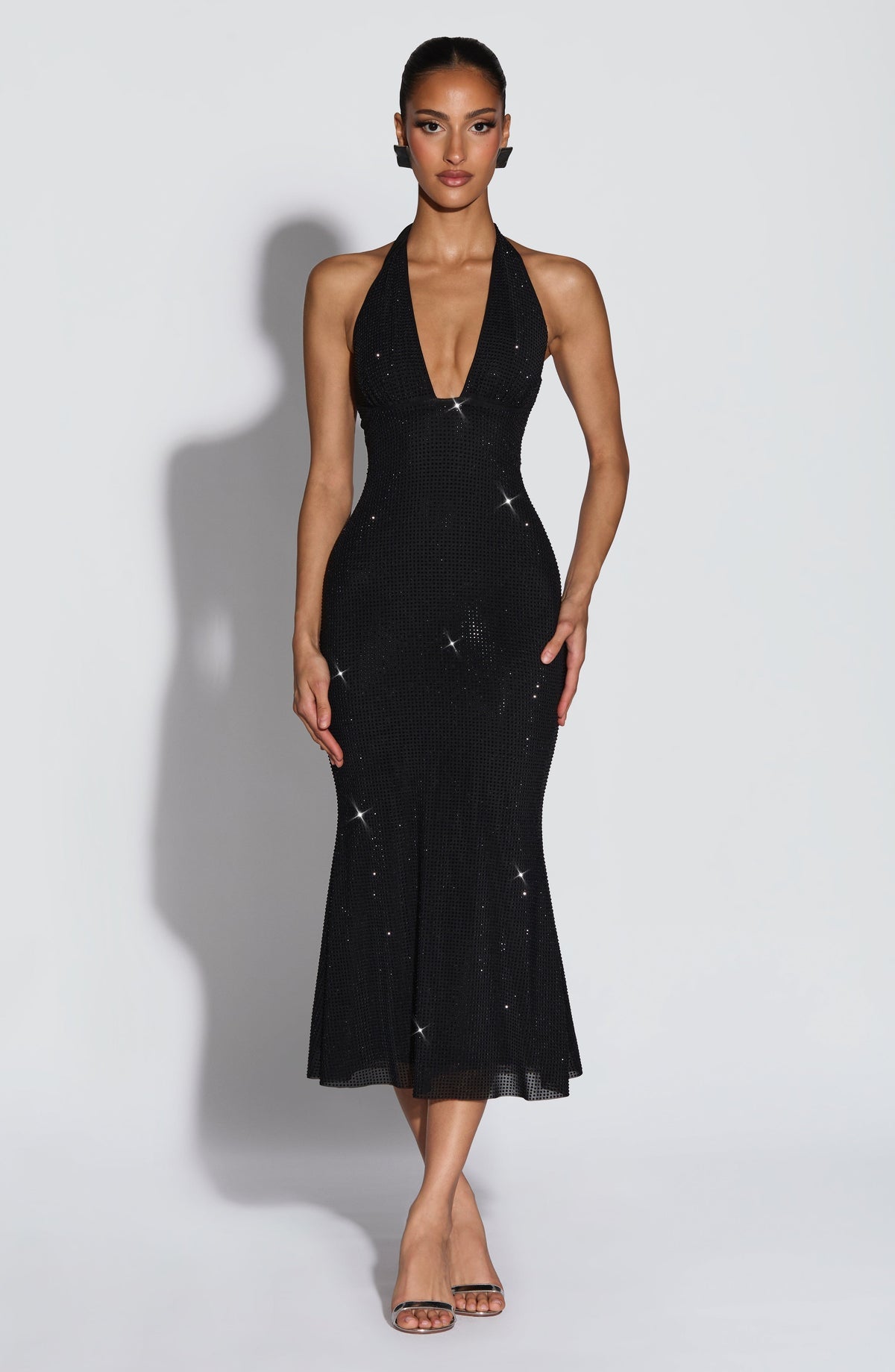 Robe midi Sonora — Noir