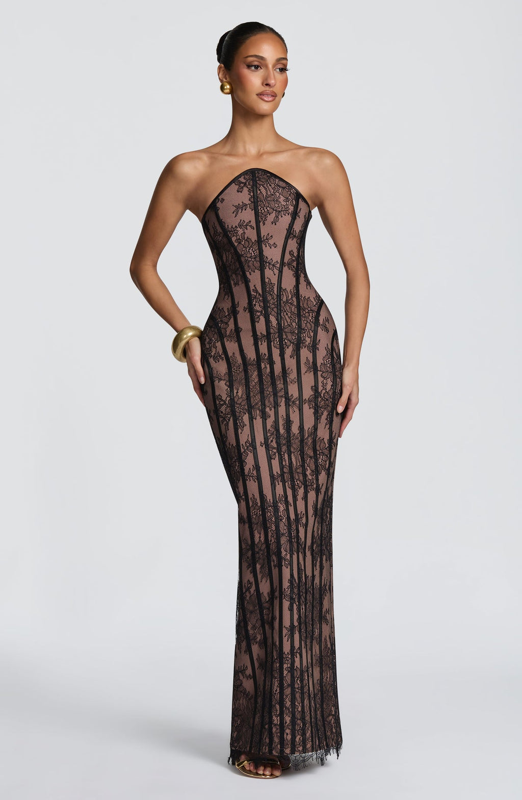 Robe longue Tamara — Noir — vue 5