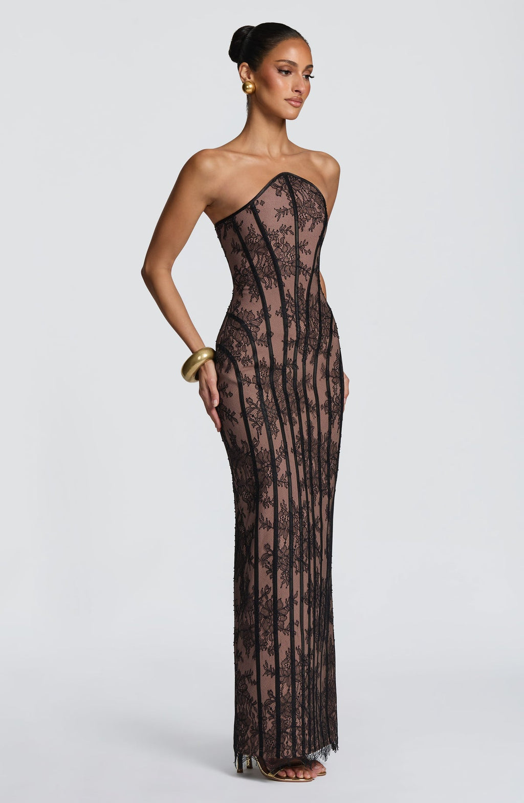 Robe longue Tamara — Noir — vue 3