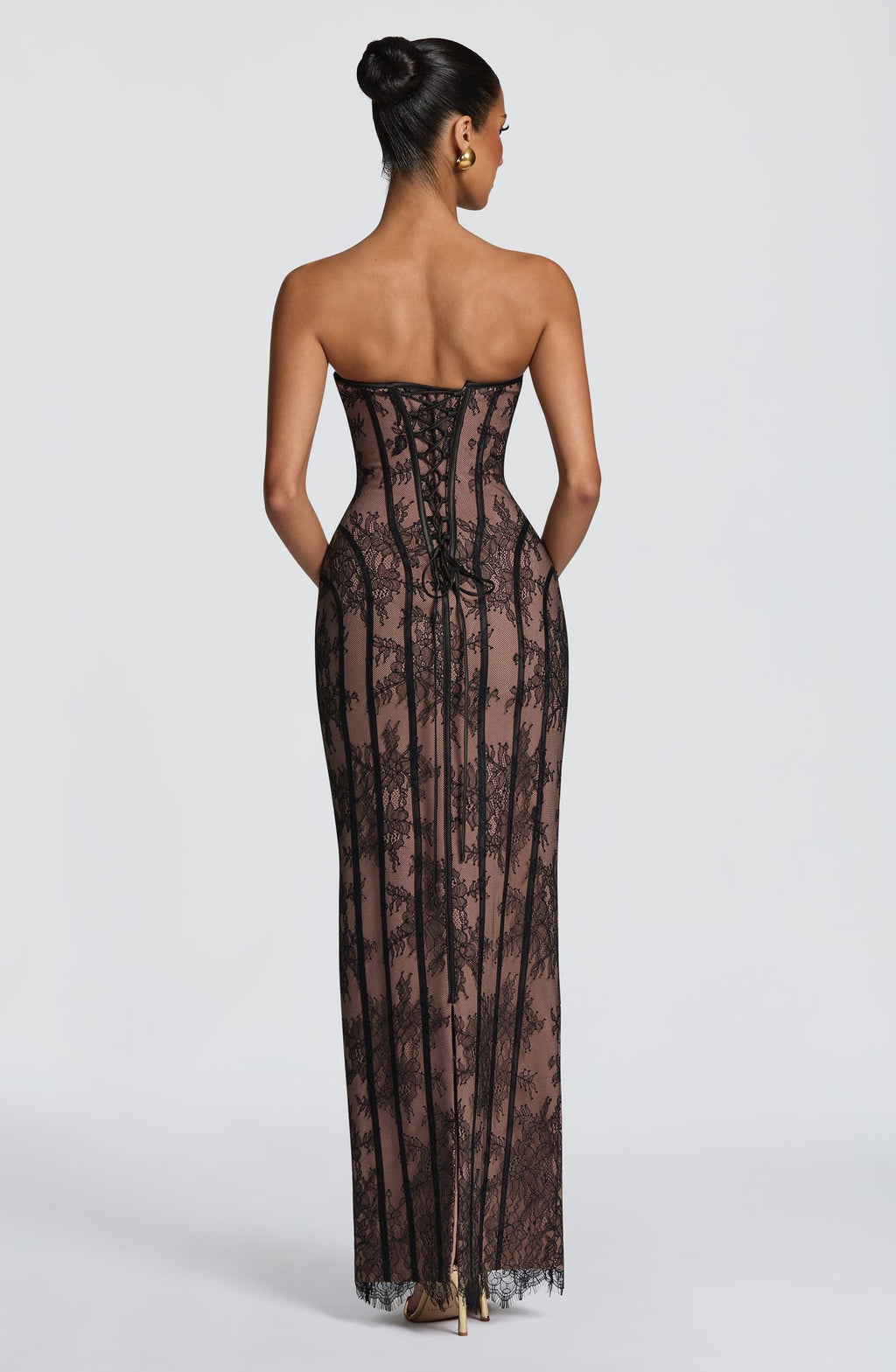 Robe longue Tamara — Noir — vue 2