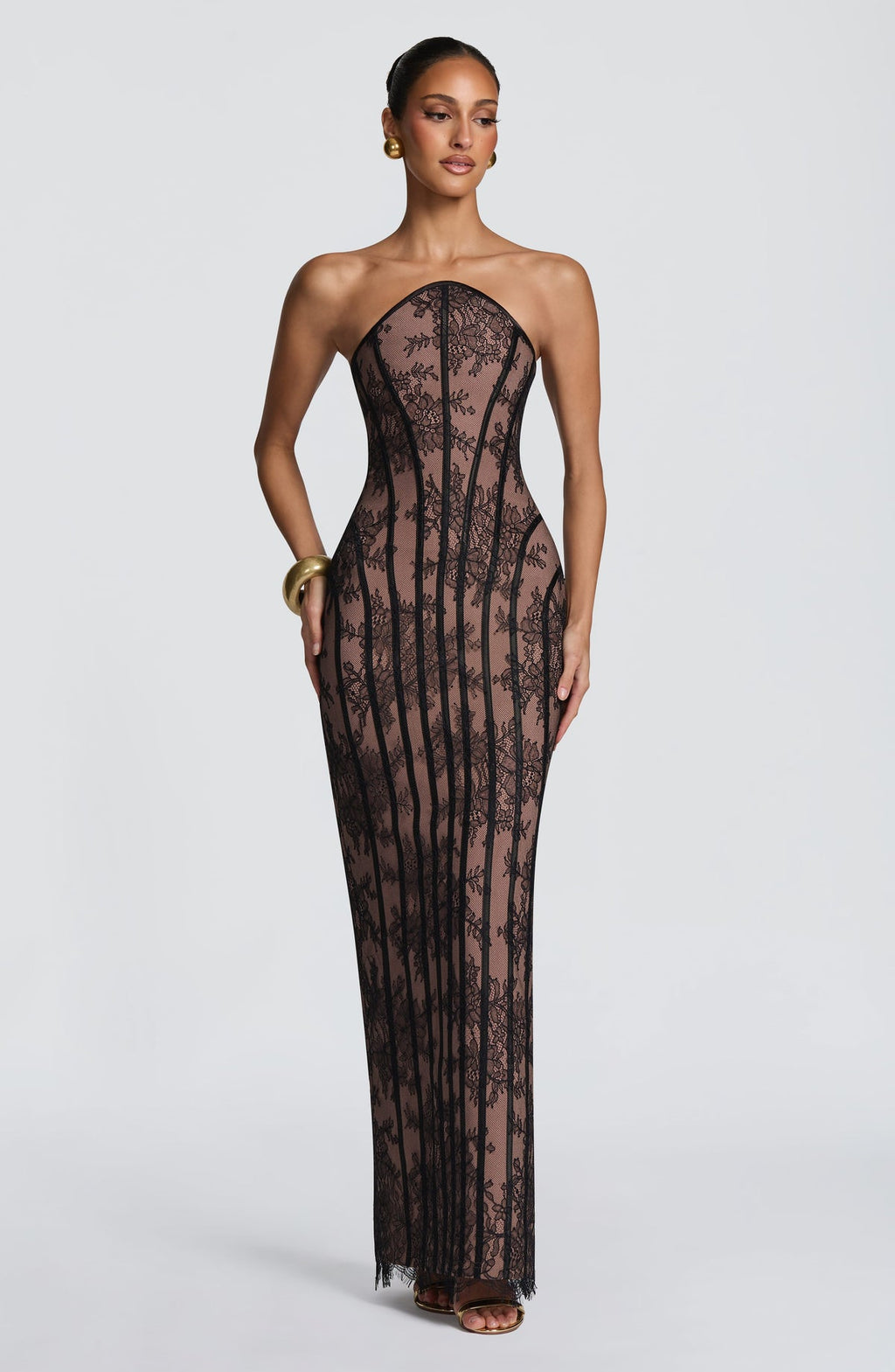 Robe longue Tamara — Noir