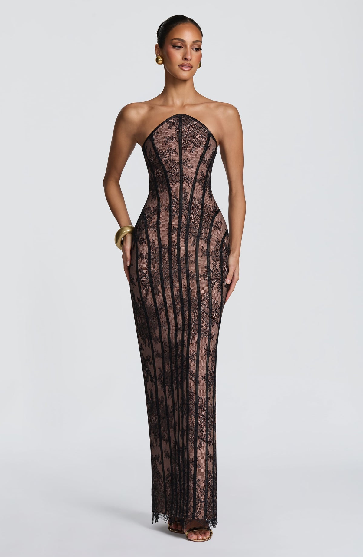 Robe longue Tamara — Noir