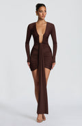 Robe courte Tara — Prune