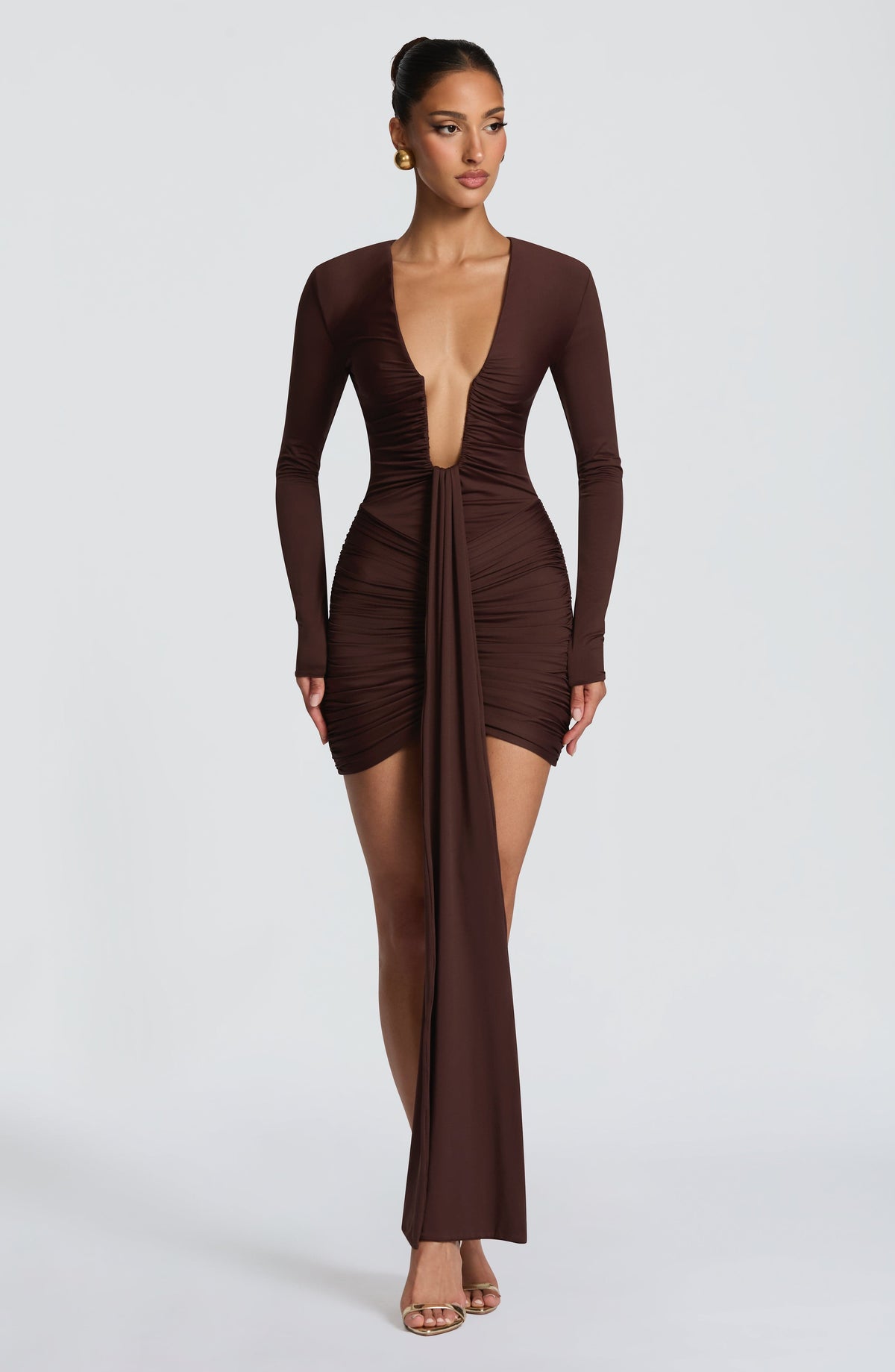 Robe courte Tara — Prune
