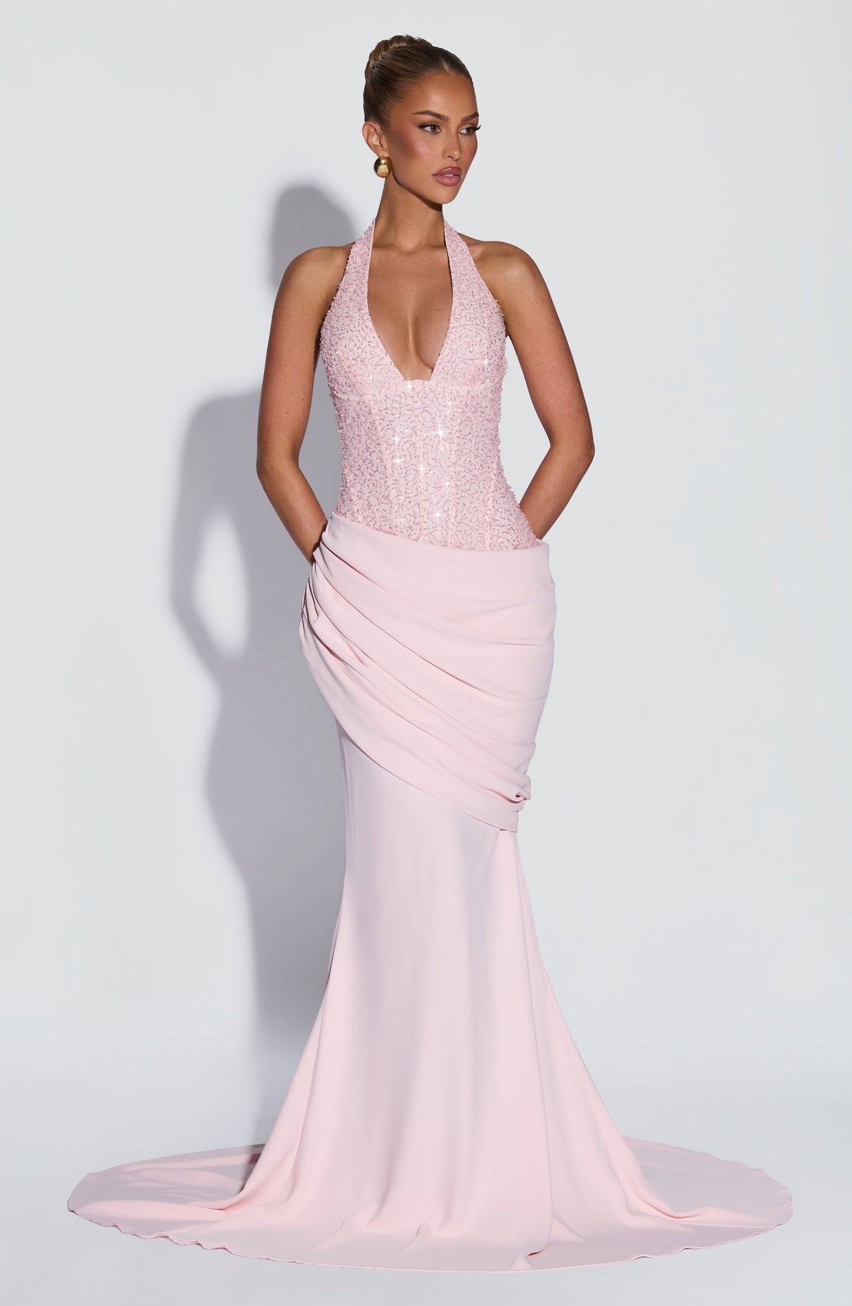 Robe de soirée Taylor — Blush — vue 5