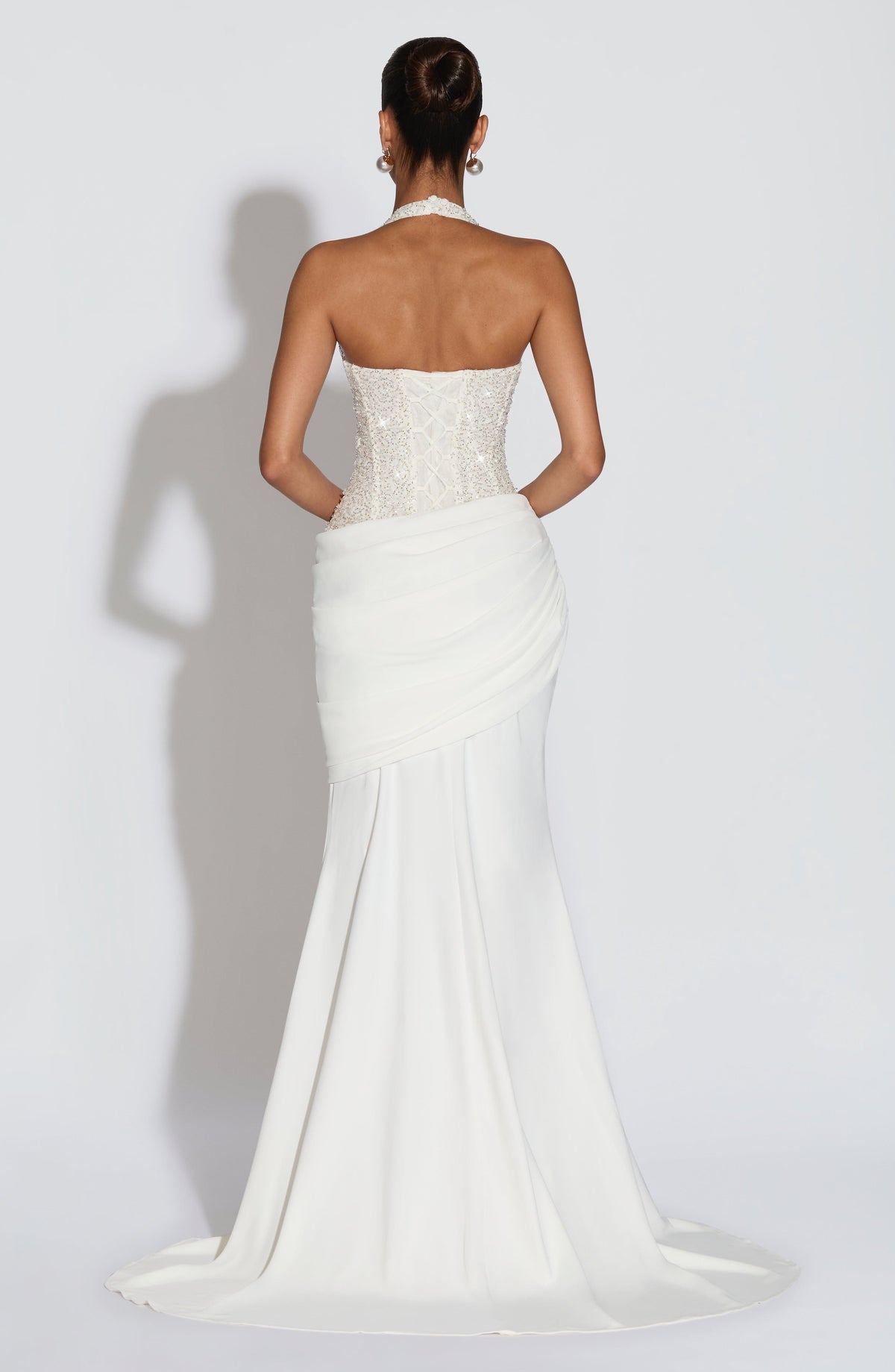 Robe de soirée Taylor — Ivoire — vue 2