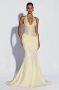 Robe de soirée Taylor — Citron