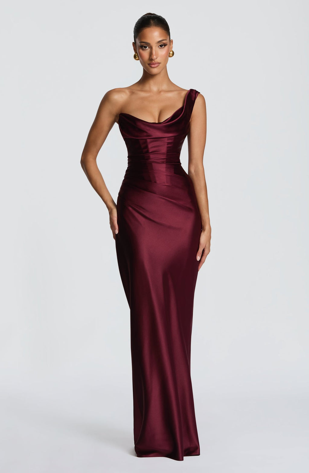 Robe longue Thalassa — Rouge cerise