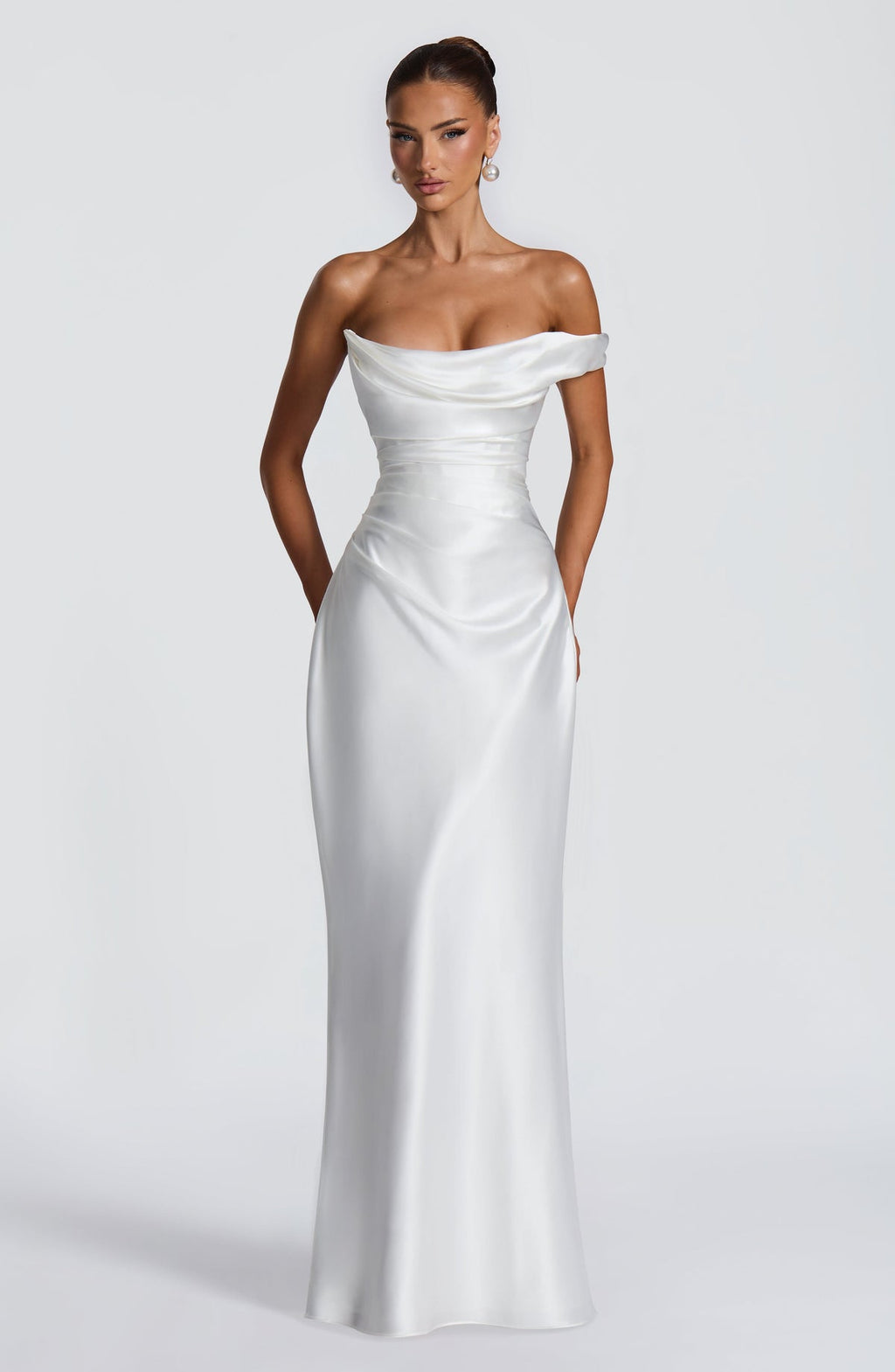 Robe longue Thalassa — Ivoire — vue 3