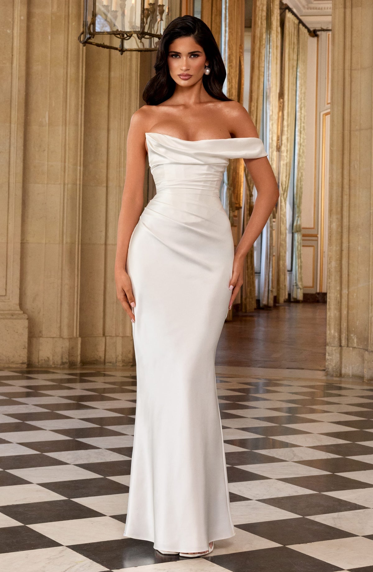 Robe longue Thalassa — Ivoire