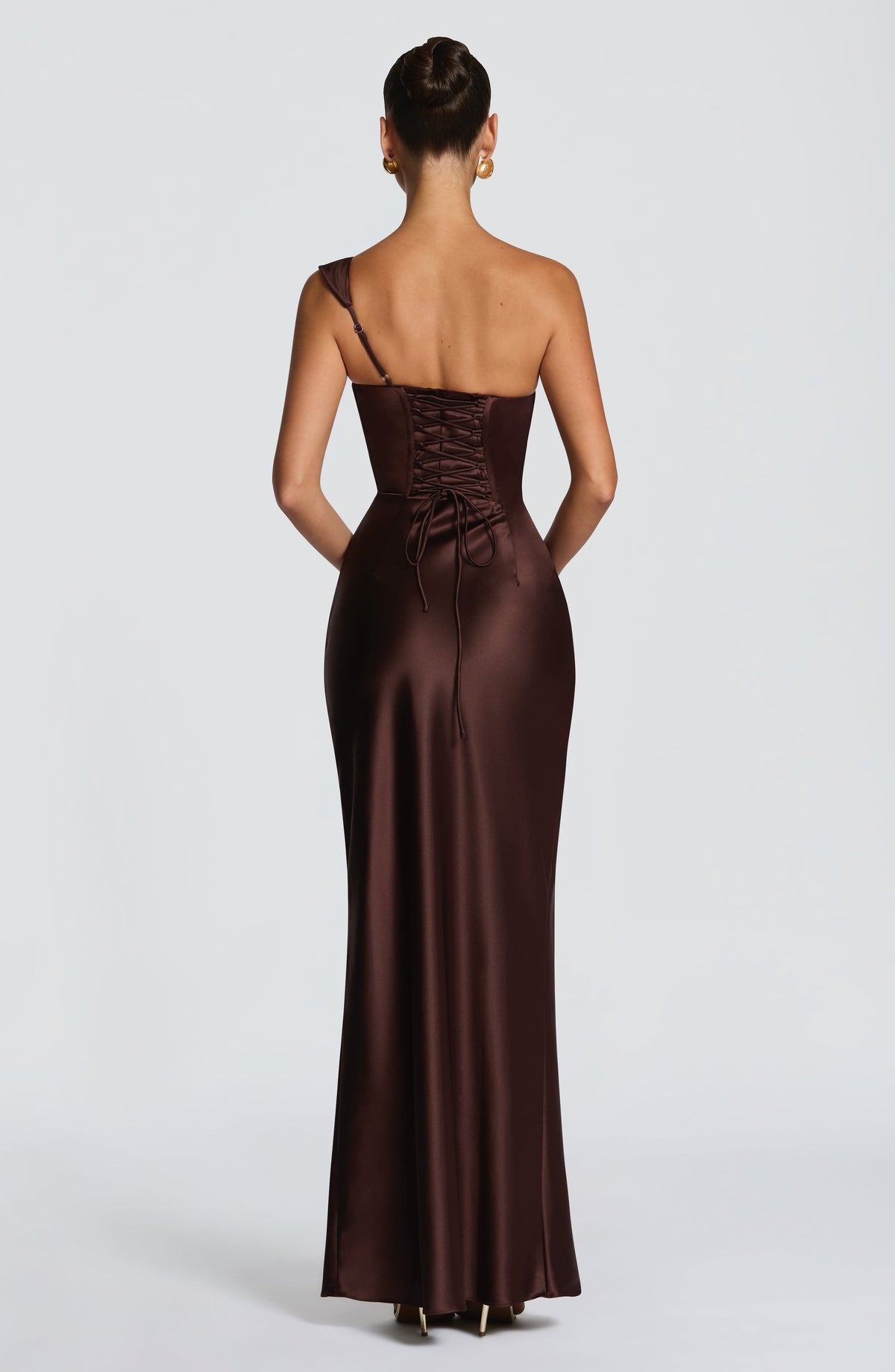 Robe longue Thalassa — Prune — vue 3