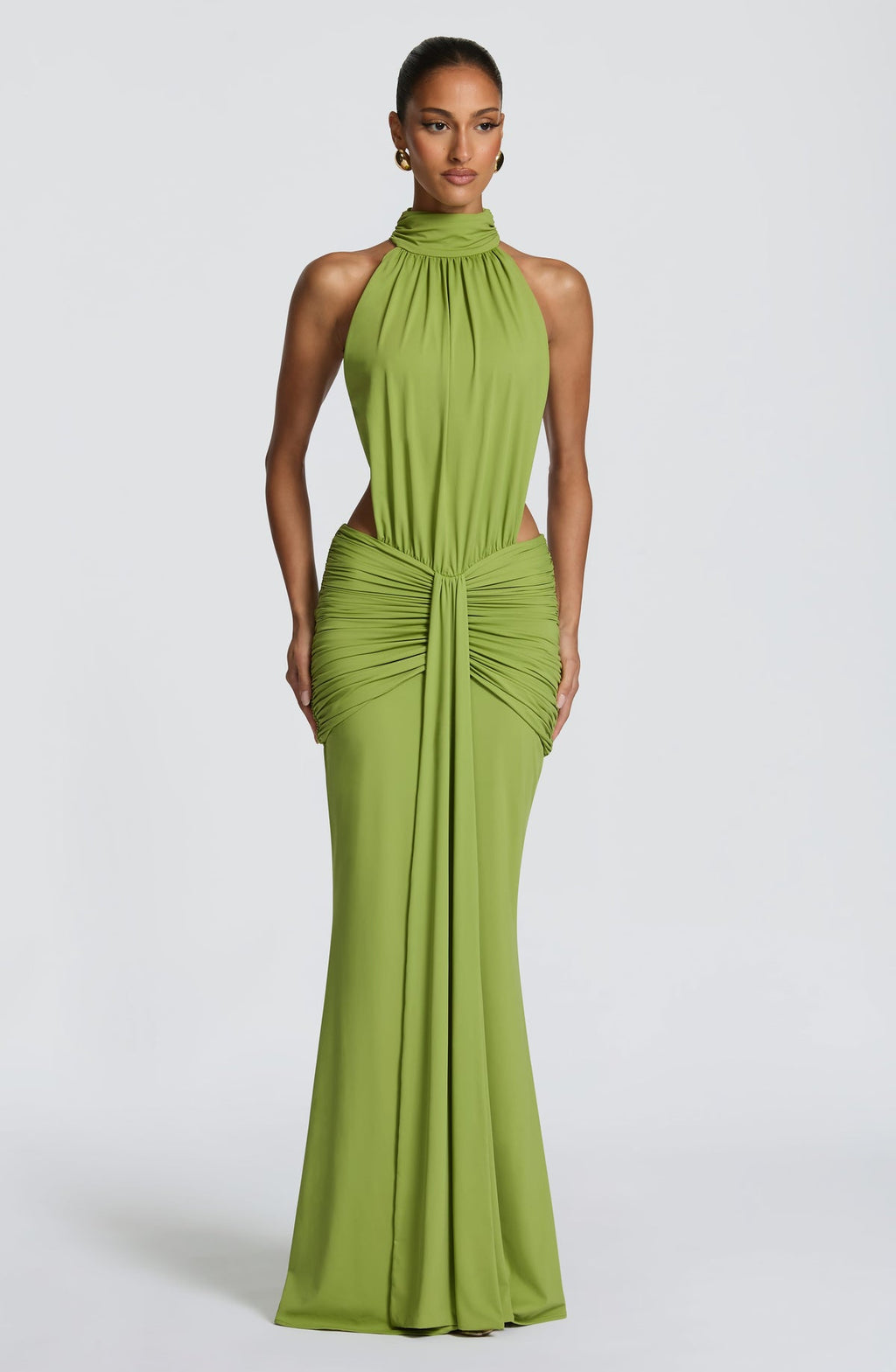 Thekla maxi dress — Olive — view 3