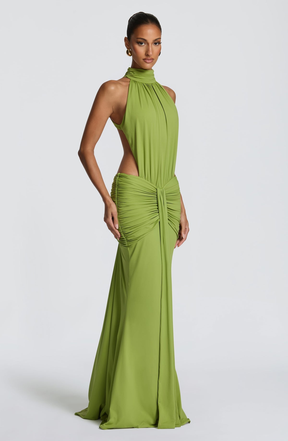 Thekla maxi dress — Olive — view 4