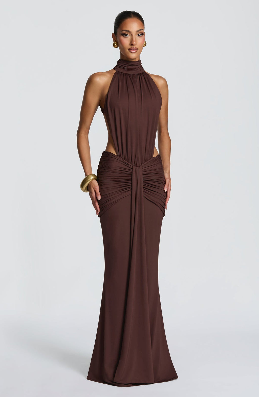 Robe longue Thekla — Prune
