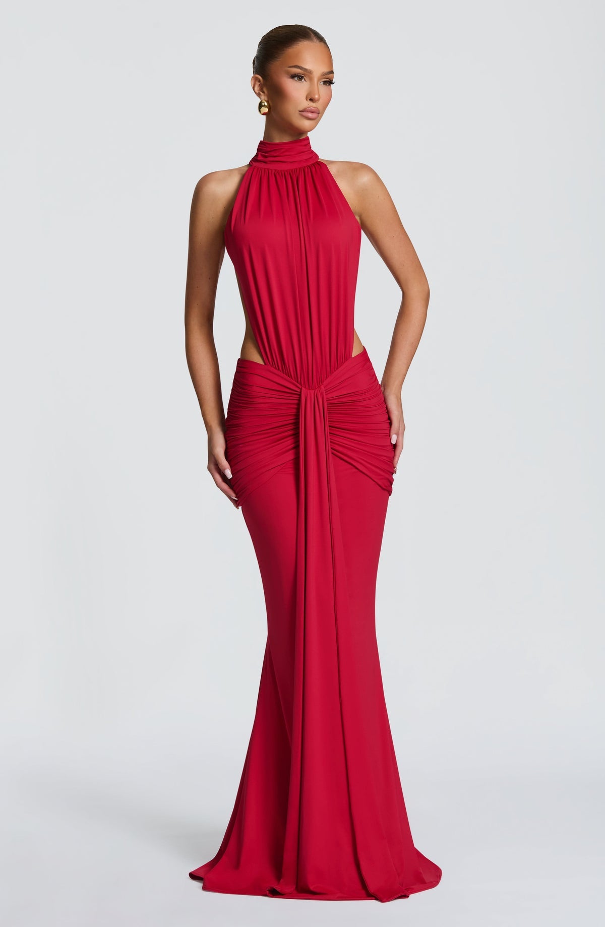 Robe longue Thekla — Rouge