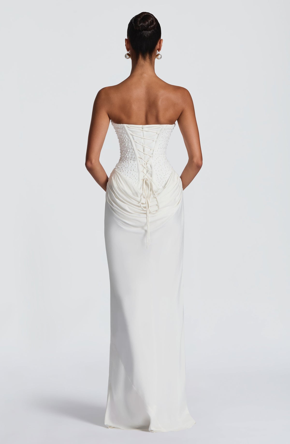 Robe longue Tindra — Ivoire — vue 4