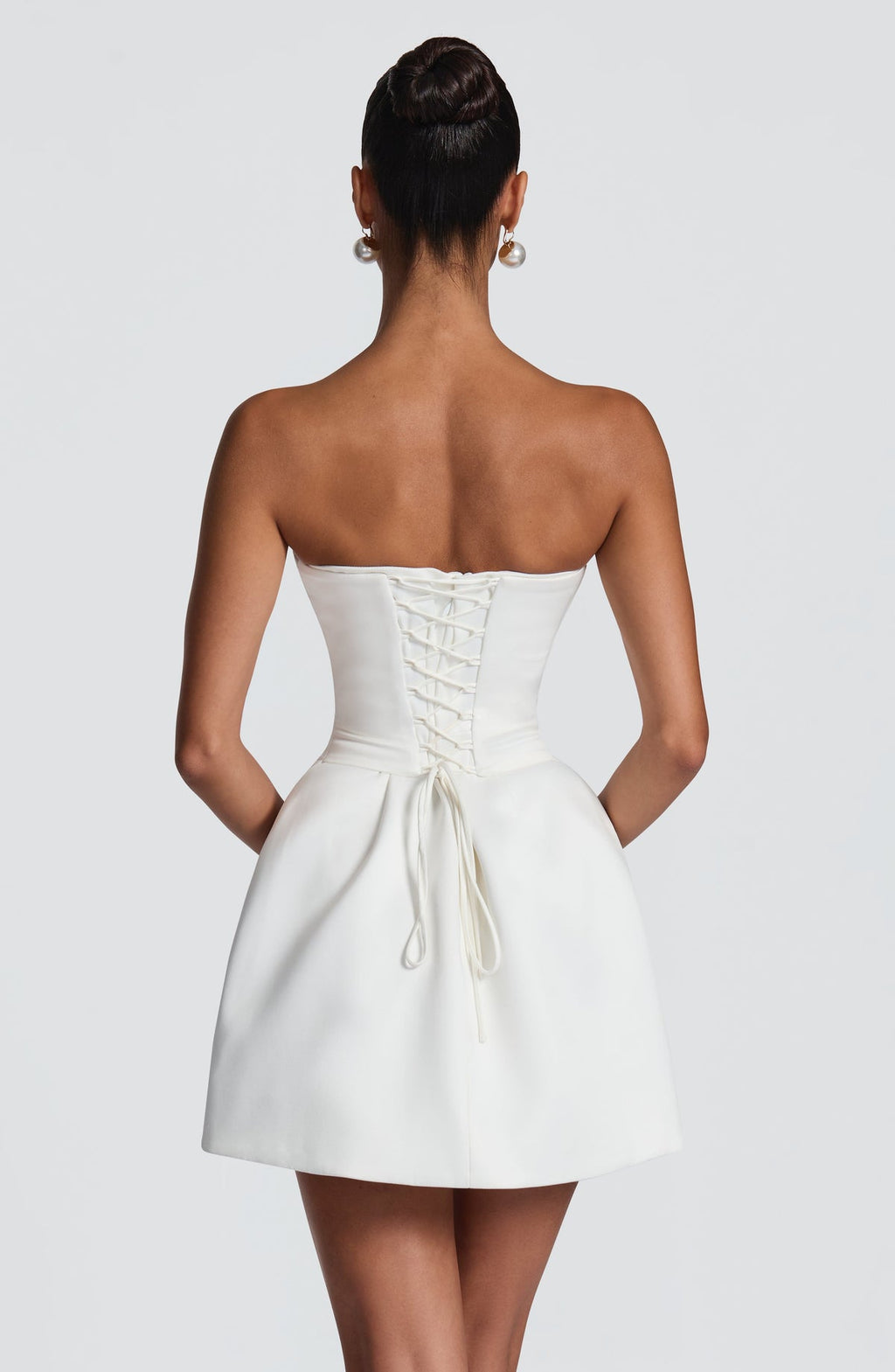 Robe courte Torin — Ivoire — vue 4