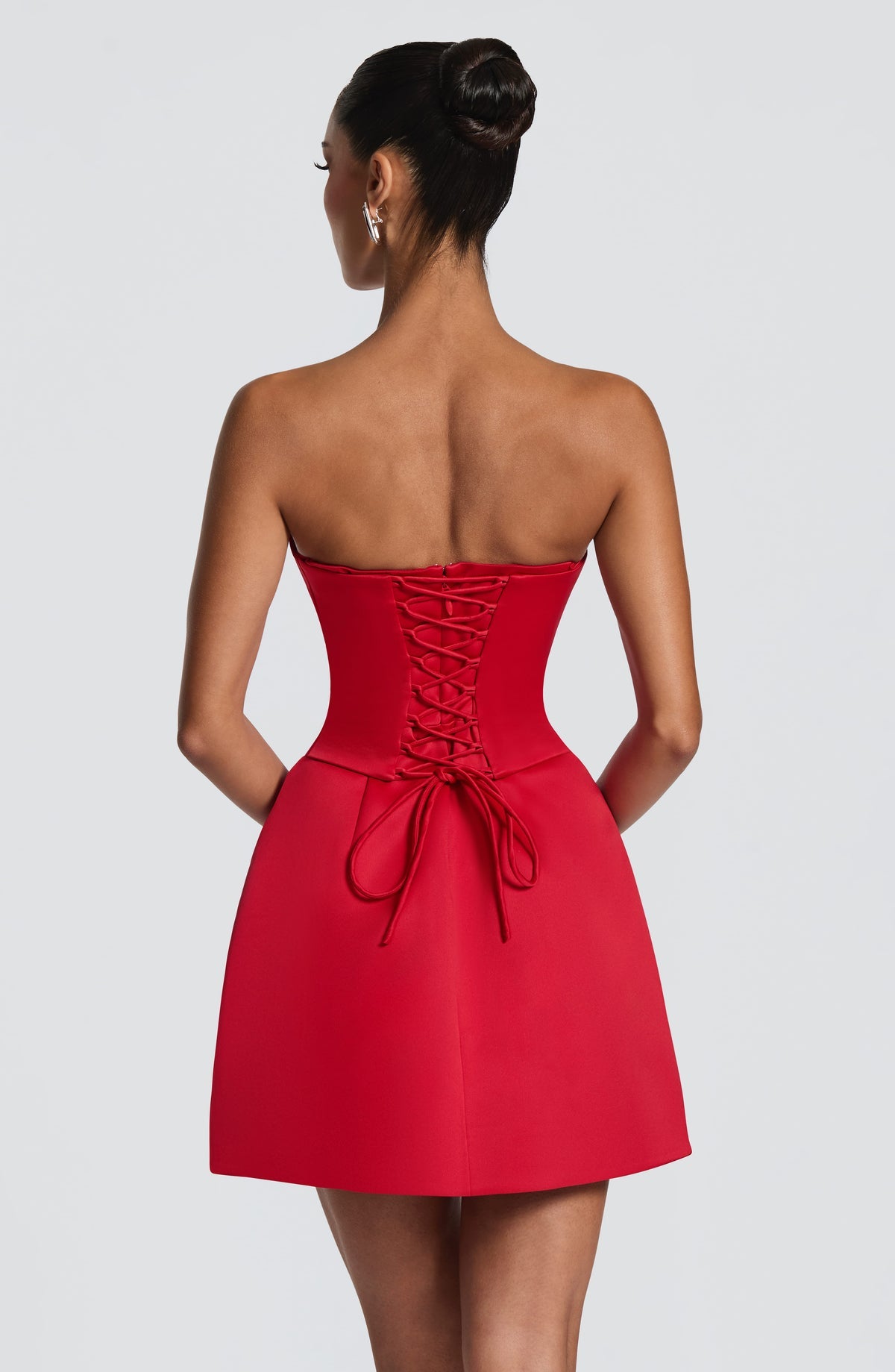 Robe courte Torin — Rouge — vue 2