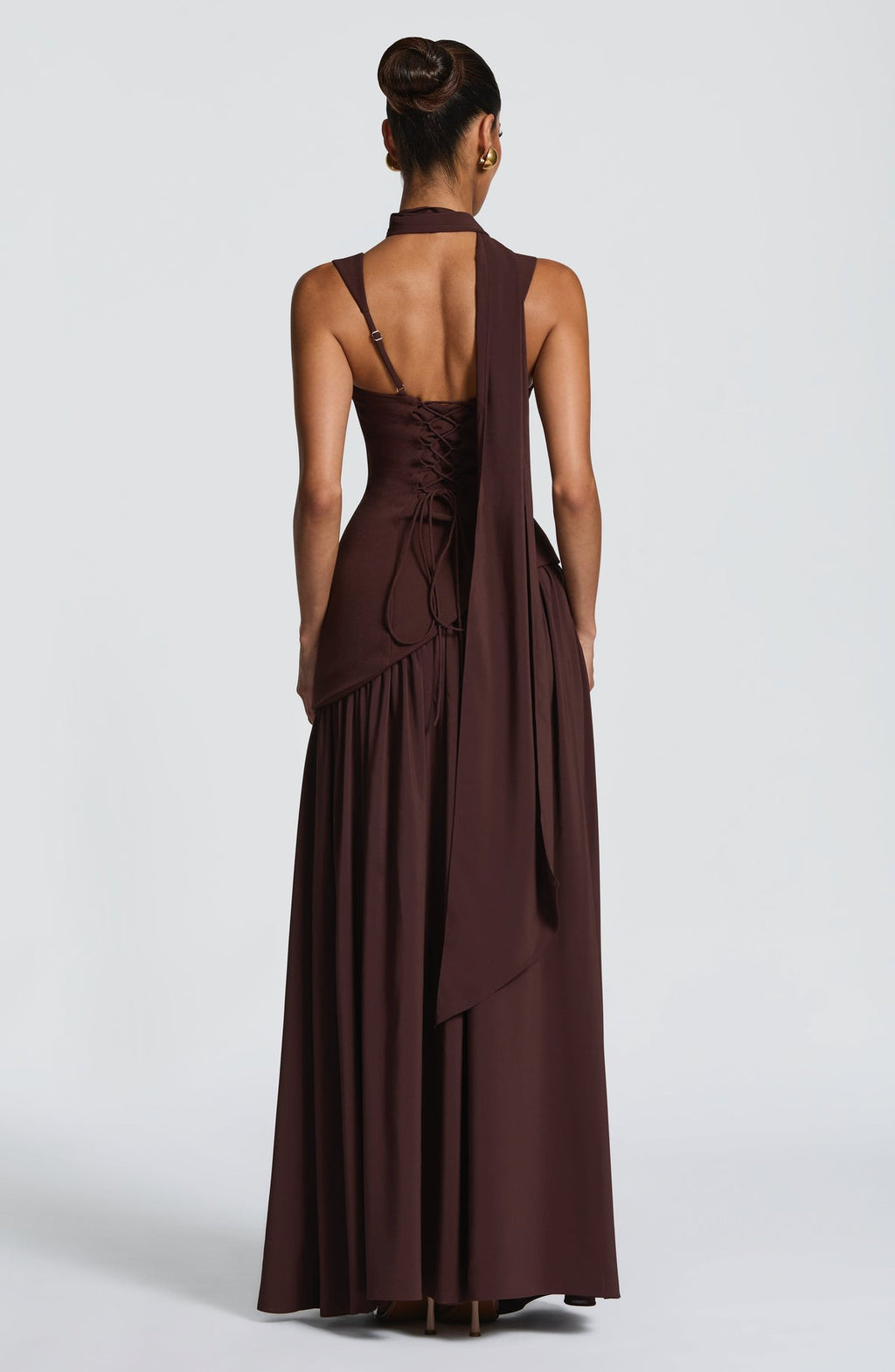 Robe longue Tullulah — Prune — vue 3