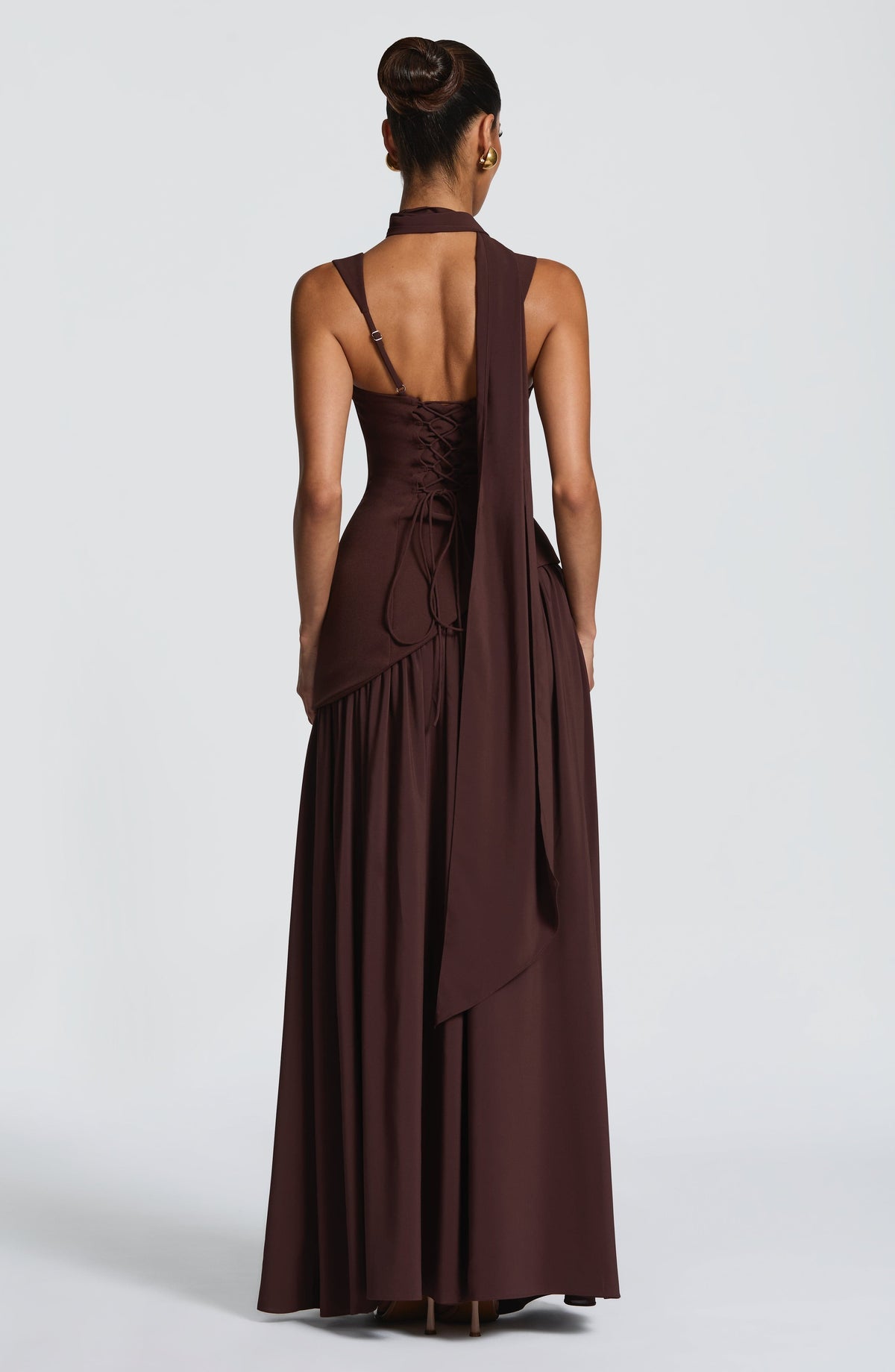 Robe longue Tullulah — Prune — vue 3