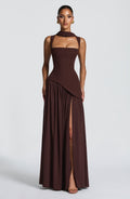 Robe longue Tullulah — Prune