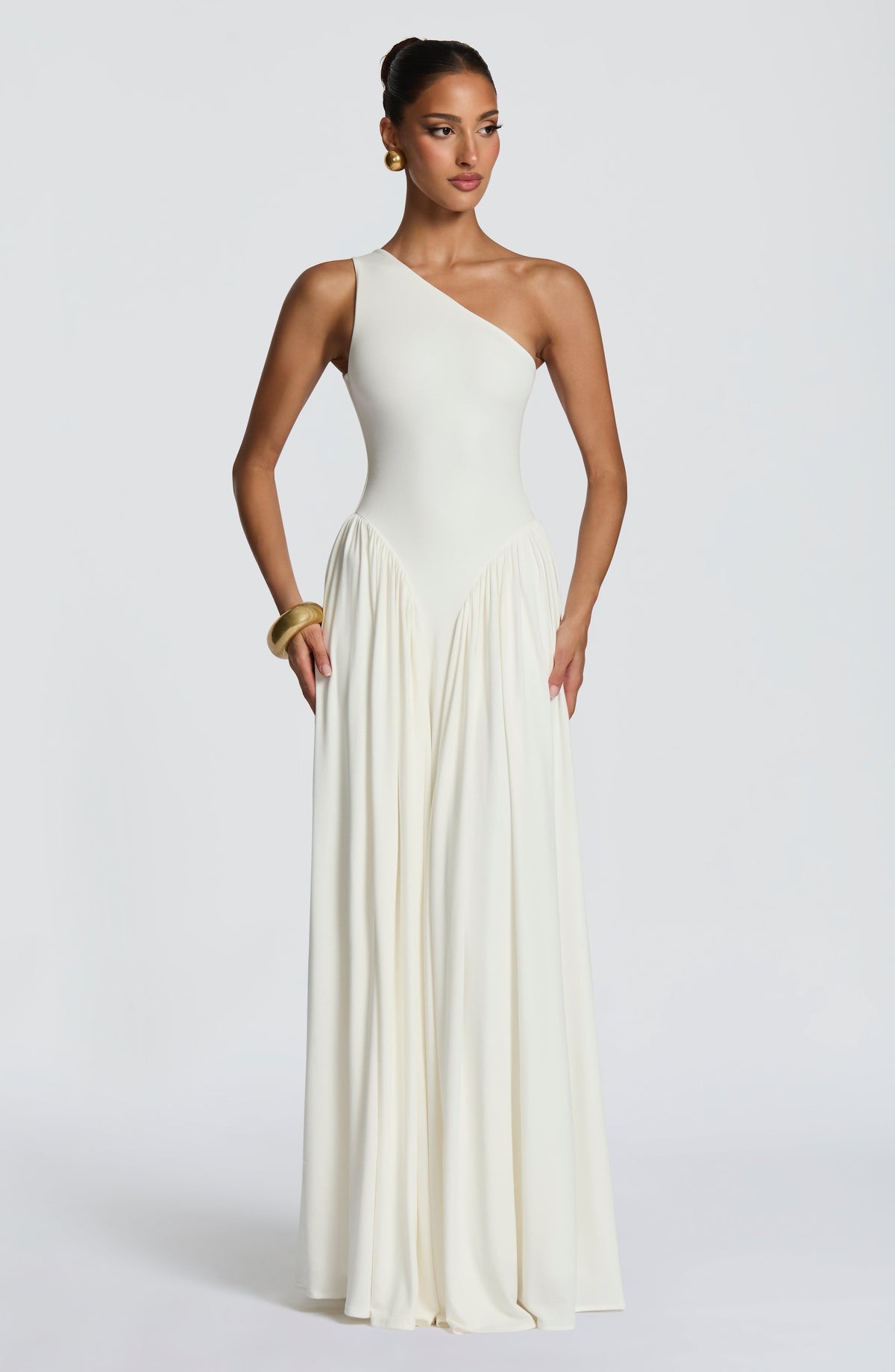 Robe longue Vespera — Ivoire — vue 3