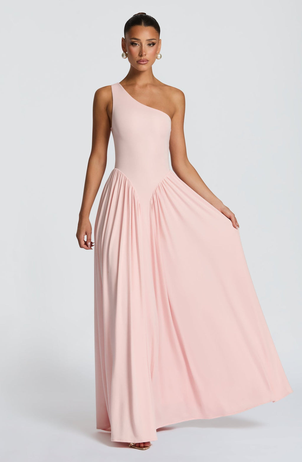 Robe longue Vespera — Soft Blush