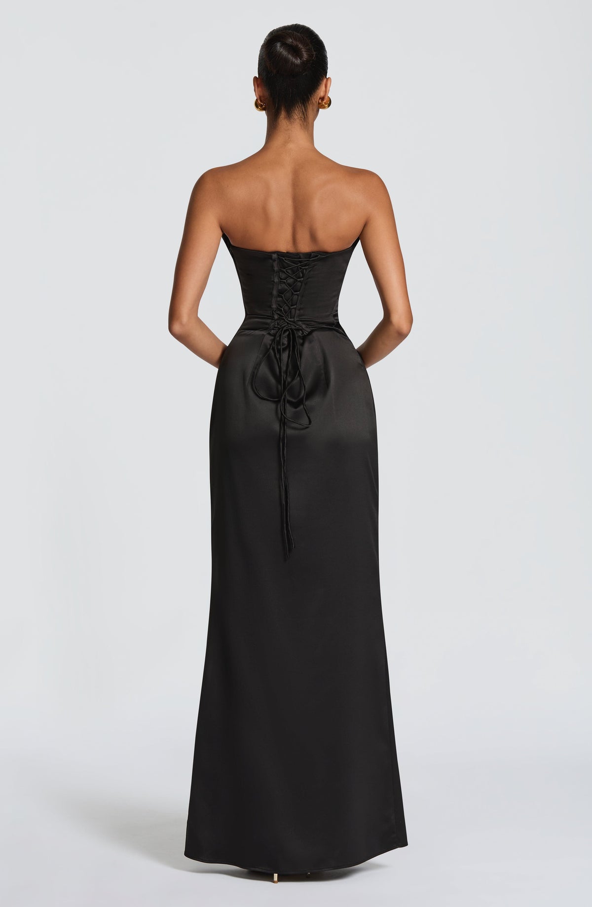 Robe longue Vessa — Noir — vue 2