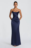Abito lungo Vessa — Blu navy