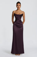 Robe longue Vessa — Plum