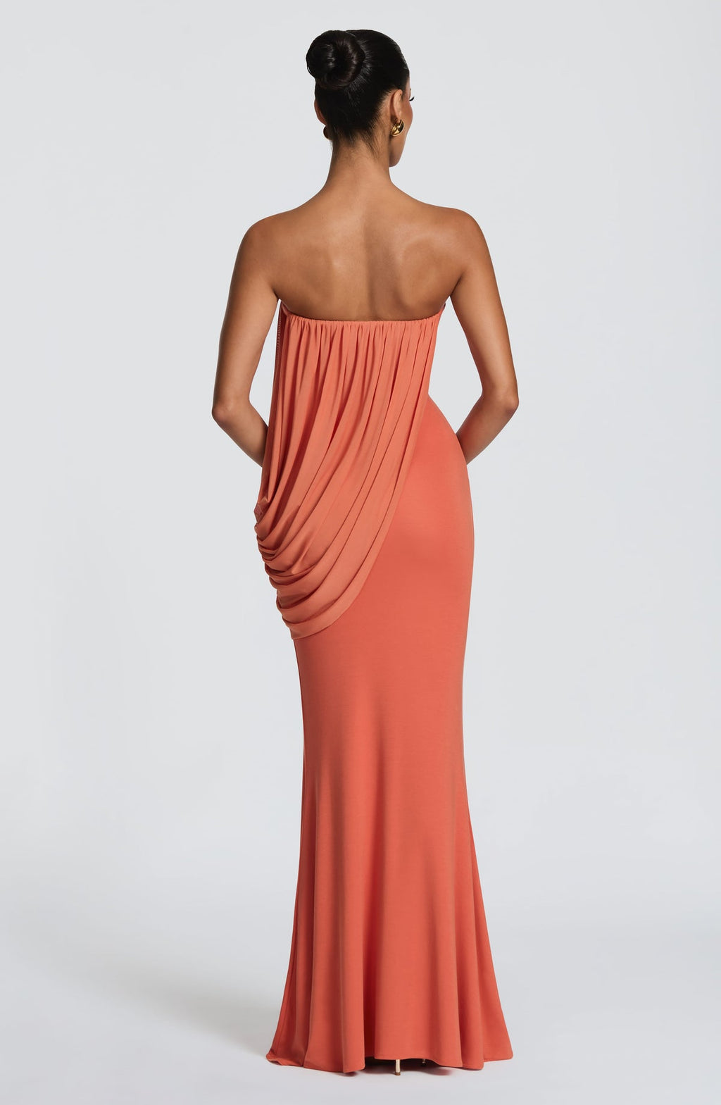 Robe longue Vienna — Burnt Orange — vue 2