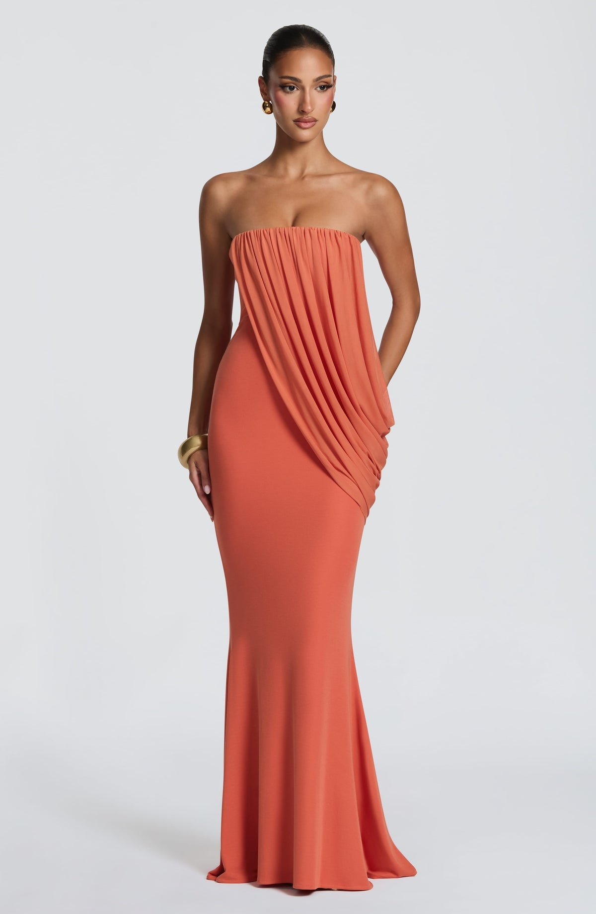 Robe longue Vienna — Burnt Orange