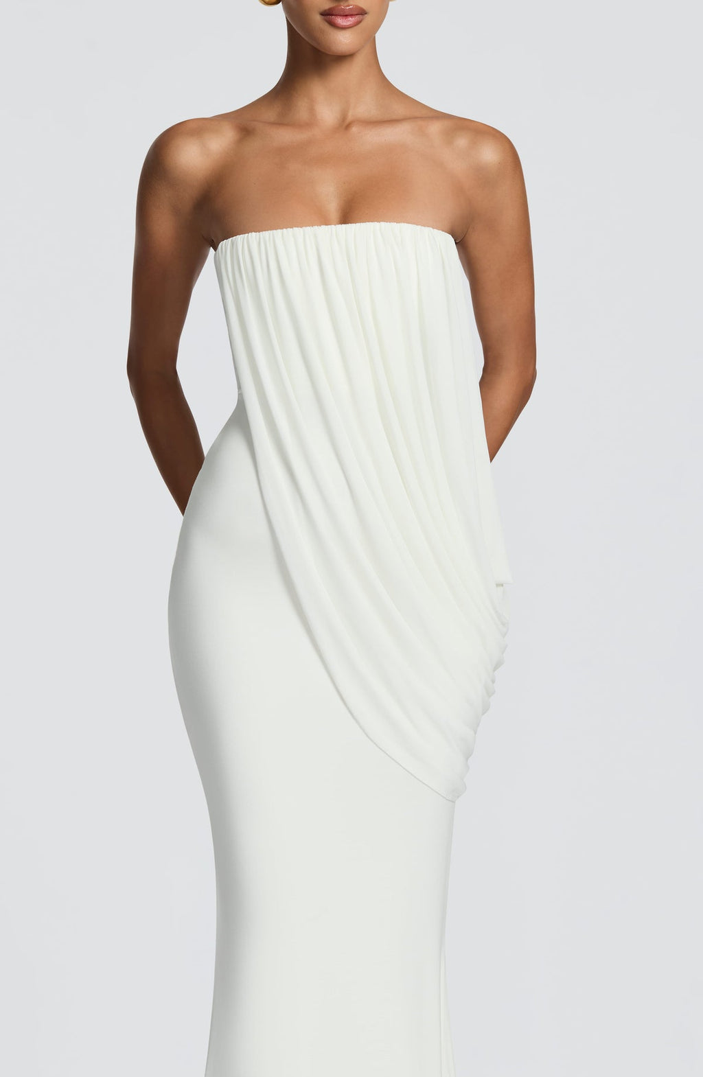 Robe longue Vienna — Ivoire — vue 3