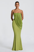 Robe longue Vienna — Olive