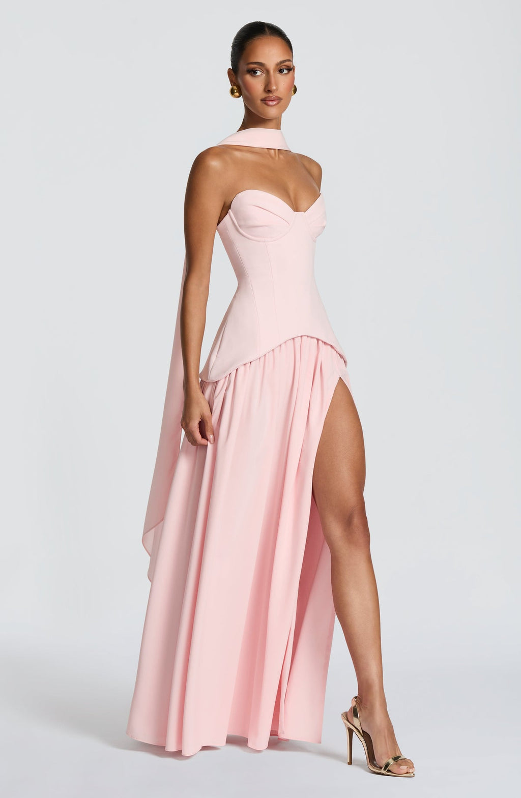 Robe longue Vietta — Blush — vue 2