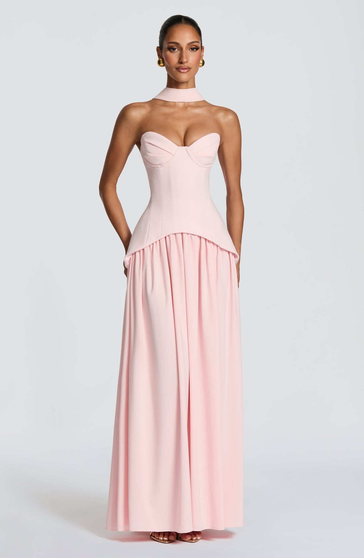 Robe longue Vietta — Blush — vue 4