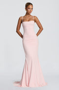 Robe de soirée Zaria — Blush