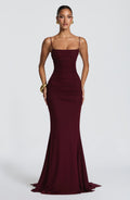 Robe de soirée Zaria — Rouge cerise